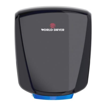 World Dryer World Dryer VERDEdri Hi-Speed Hand Dryer, ADA Compliant, Black Aluminum, 120-277V Q-162A2